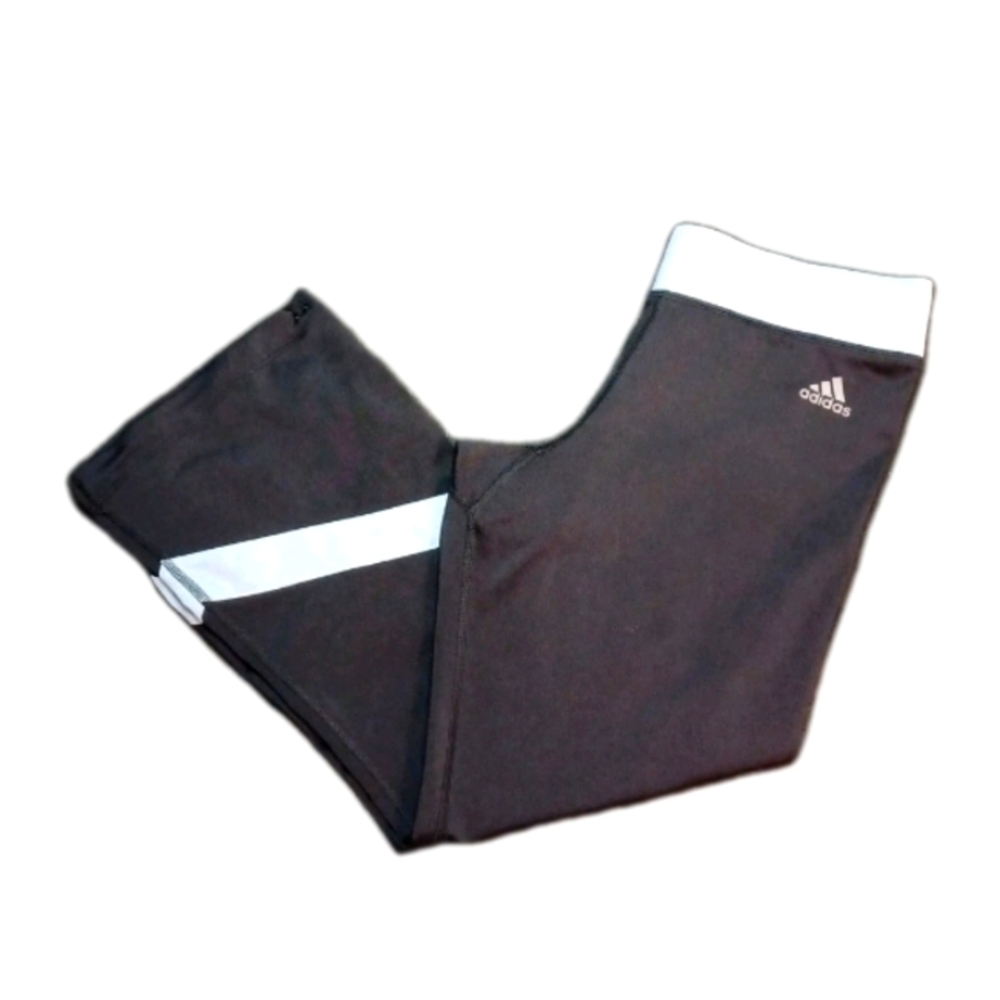Adidas Womens Black Workout Capris Size Small S